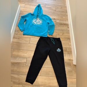 Hugo boss, NFL, Miami Dolphins hoodie and jogger pants set XXL men’s